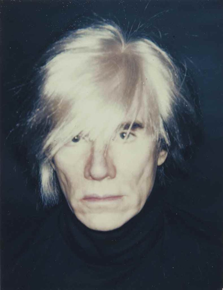 Self-Portrait with Fright Wig by Andy Warhol