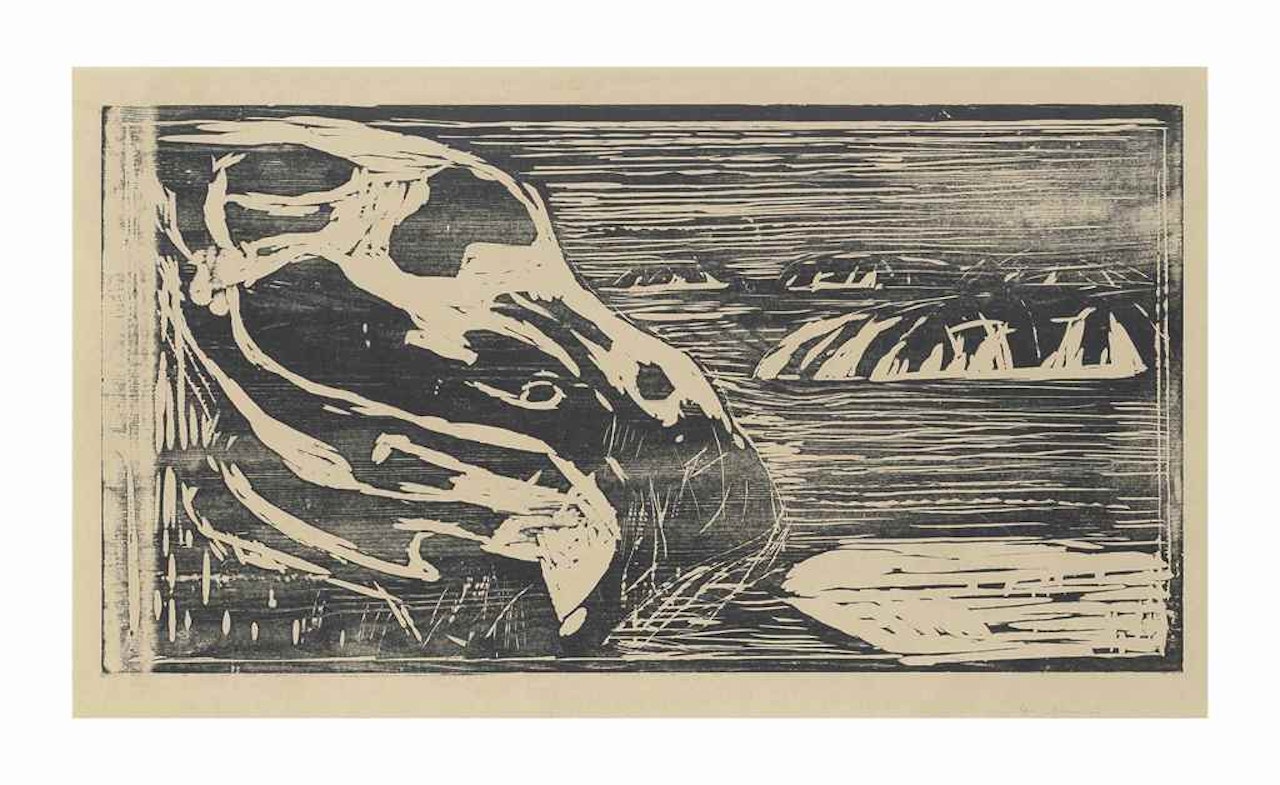 Klippen im Meer (Cliffs by the Sea) by Edvard Munch