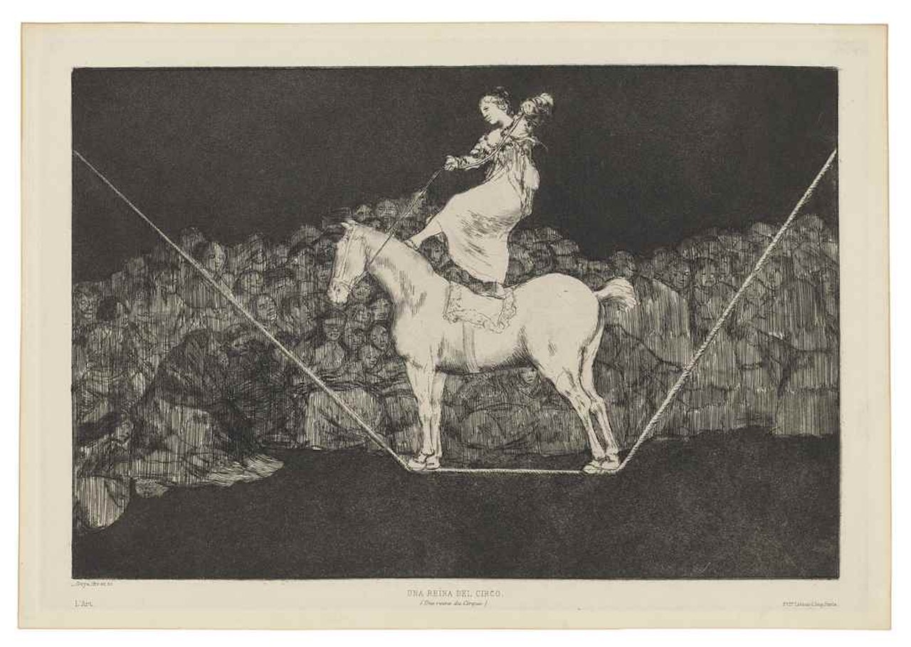 The four additional plates for: Los Proverbios by Francisco José de Goya