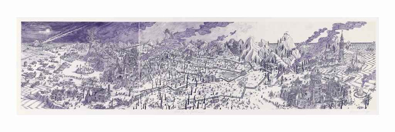 Print for a Politician (Violet) by Grayson Perry