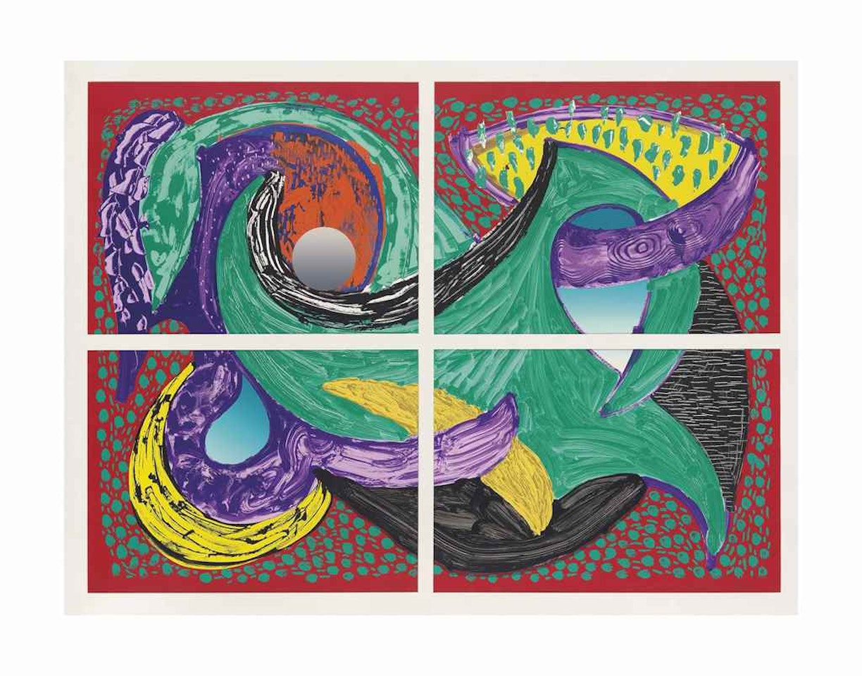 Going Round, from: Some More New Prints by David Hockney