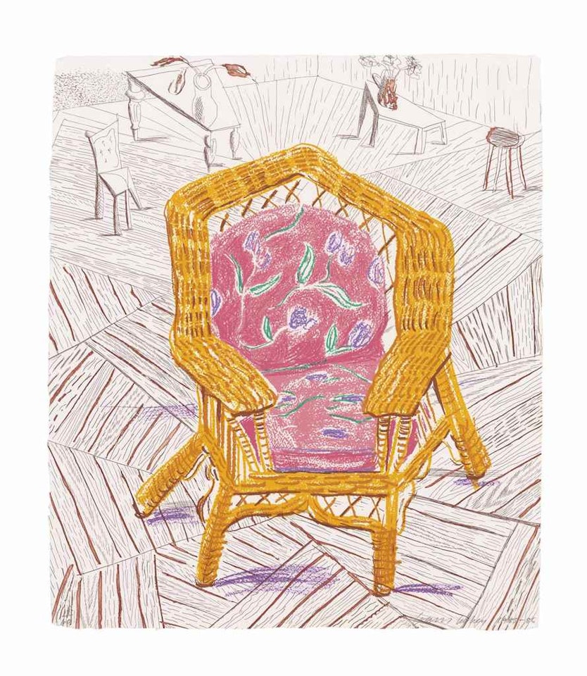 Number one Chair, from Moving Focus by David Hockney