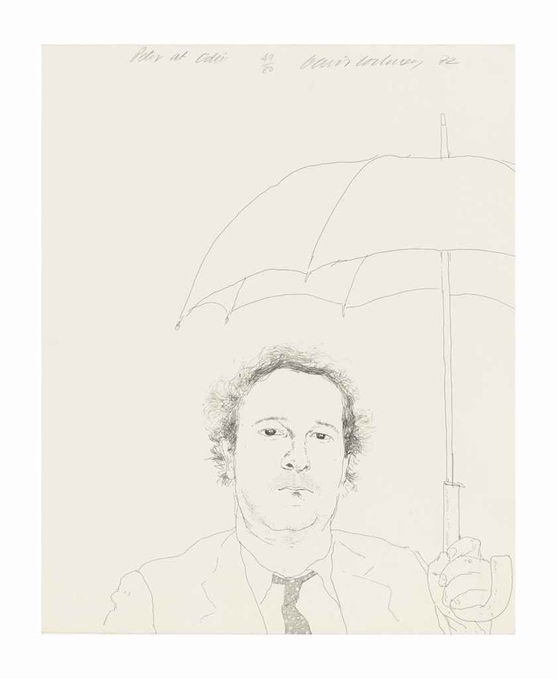 The Restaurateur by David Hockney