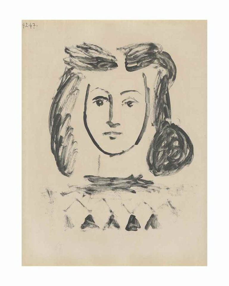 Buste de Jeune Fille by Pablo Picasso