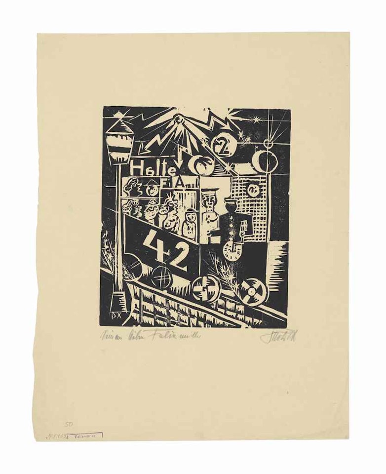 Elektrische by Otto Dix