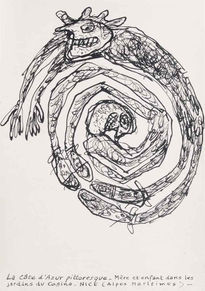 La Côte d'Azur Pittoresque (Picturesque Côte d'Azur) by Jean Dubuffet