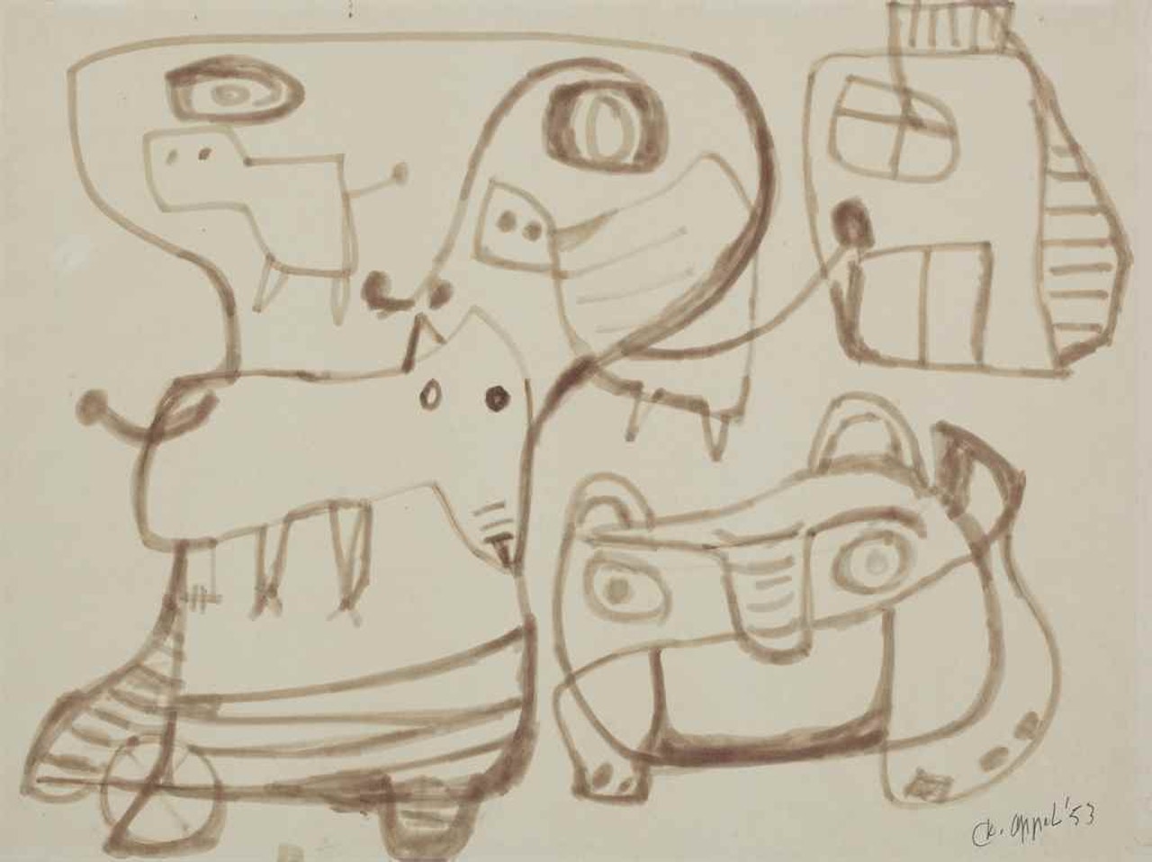 Untitled by Karel Appel