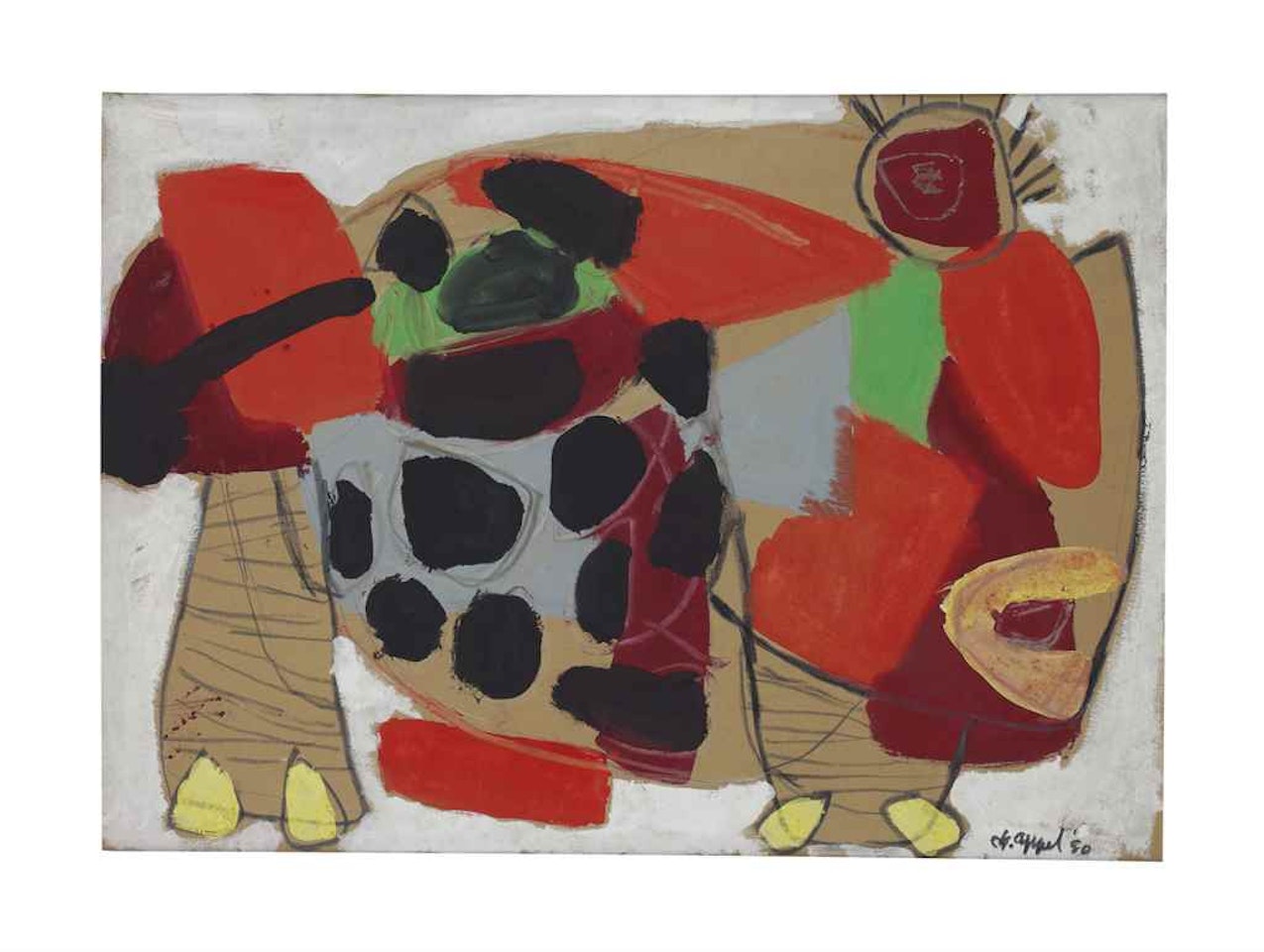 Kat (Cat) by Karel Appel