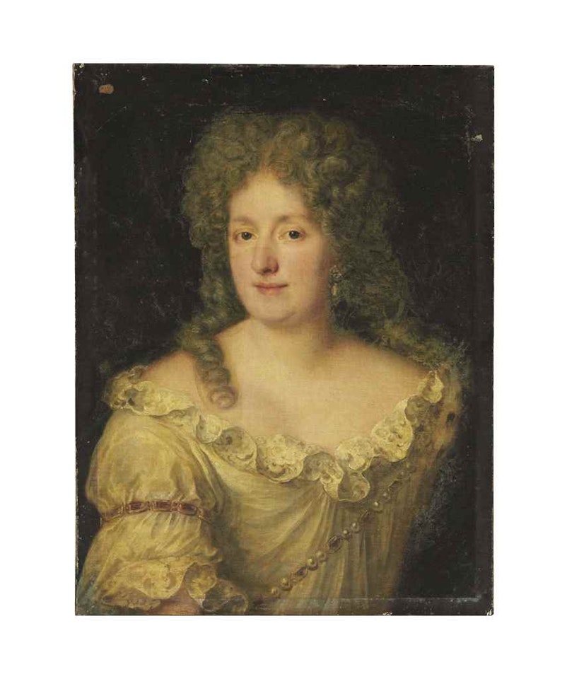 Portrait of a lady, bust-length by Jacob Ferdinand Voet