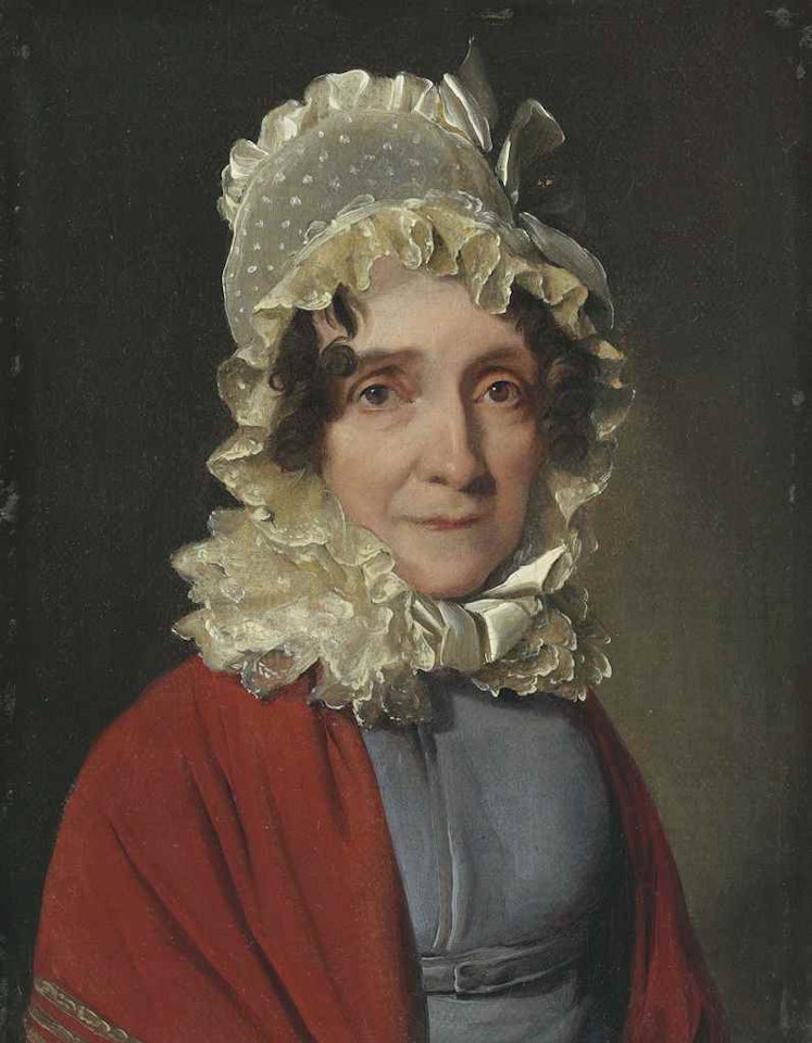 Portrait of a lady, bust-length by Louis-Leopold Boilly