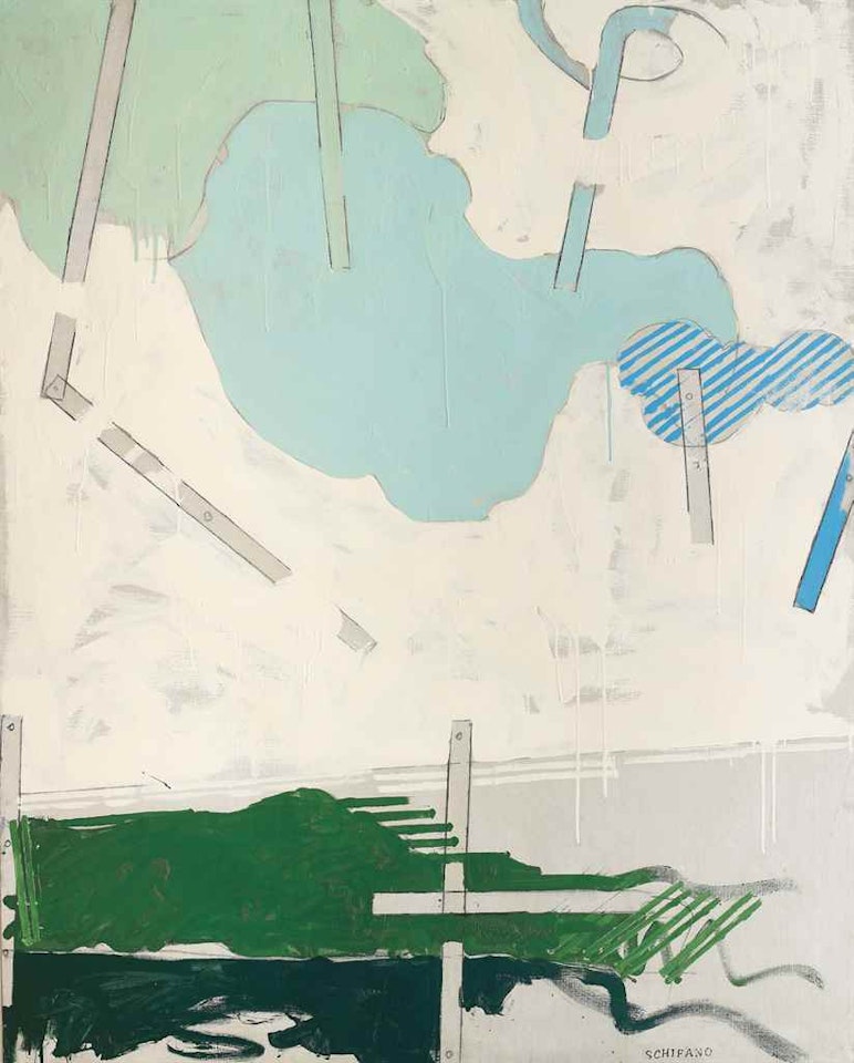 Paesaggio anemico by Mario Schifano