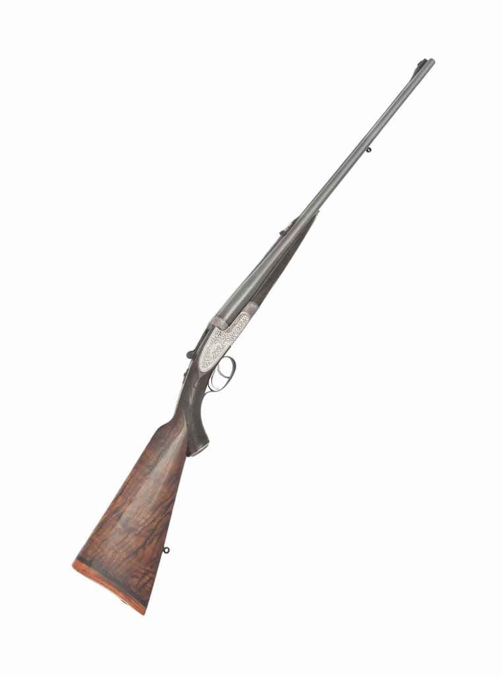 A .375 (2 ½ IN. NITRO EXPRESS) 'ROYAL' SIDELOCK EJECTOR DOUBLE RIFLE by Anonymous