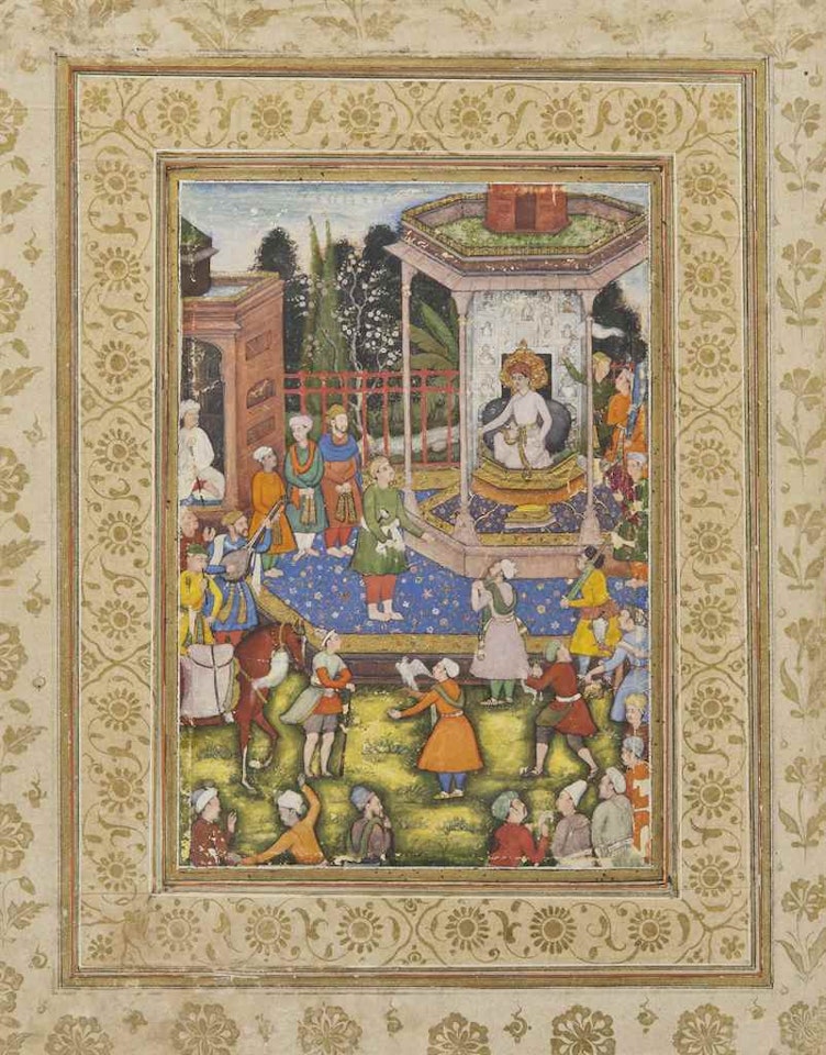 A PRINCE GIVES AN AUDIENCE by Anonymous