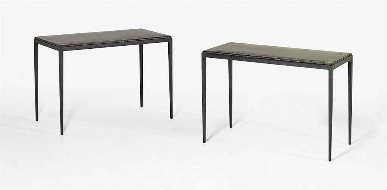 PAIRE DE TABLES BASSES by Jean-Michel Frank
