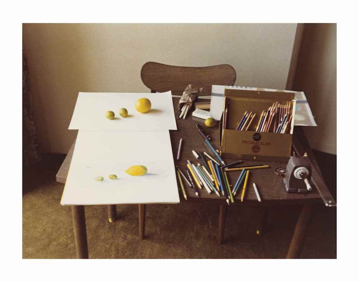 Two Lemons and Four Limes by David Hockney