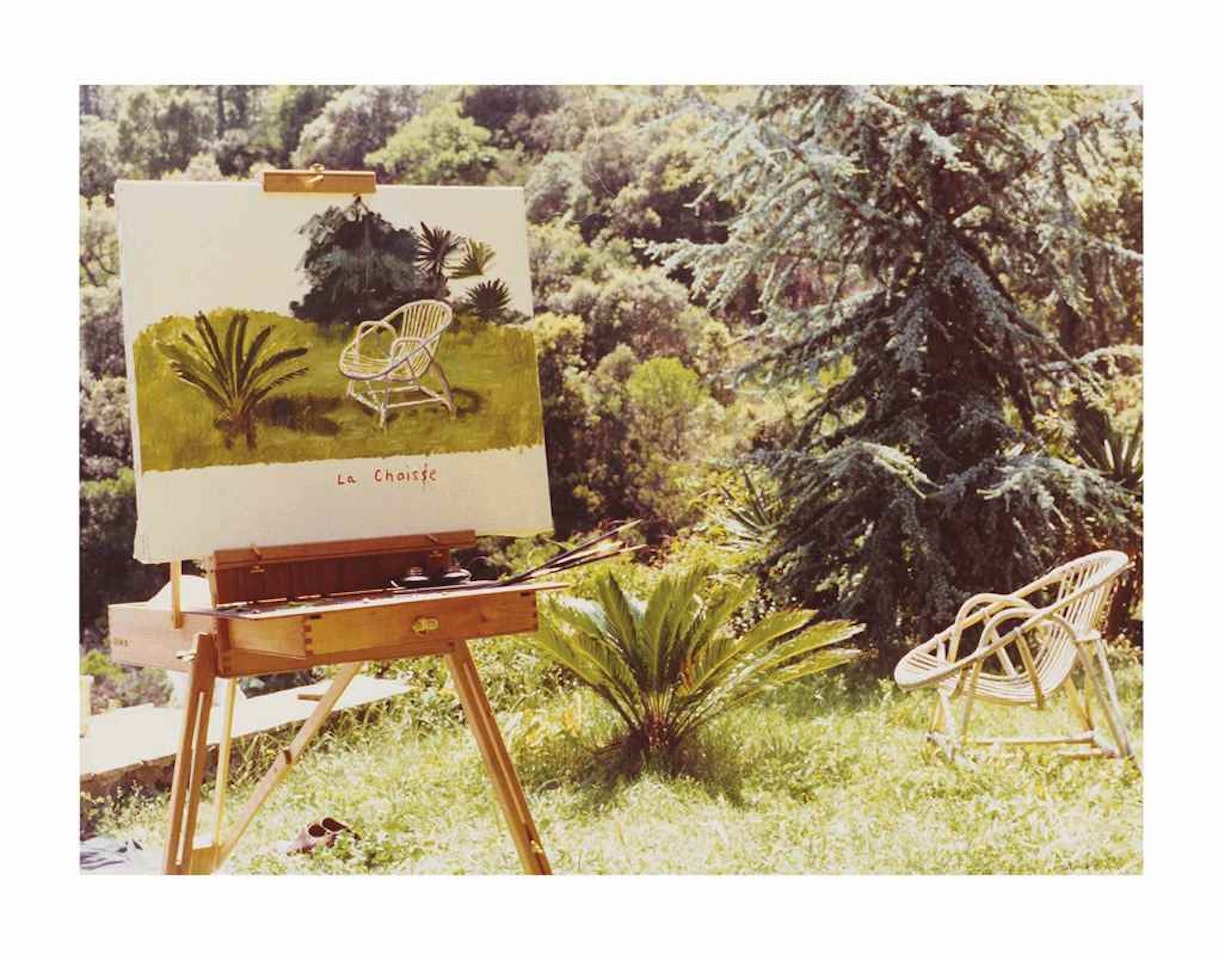 La Chaise by David Hockney