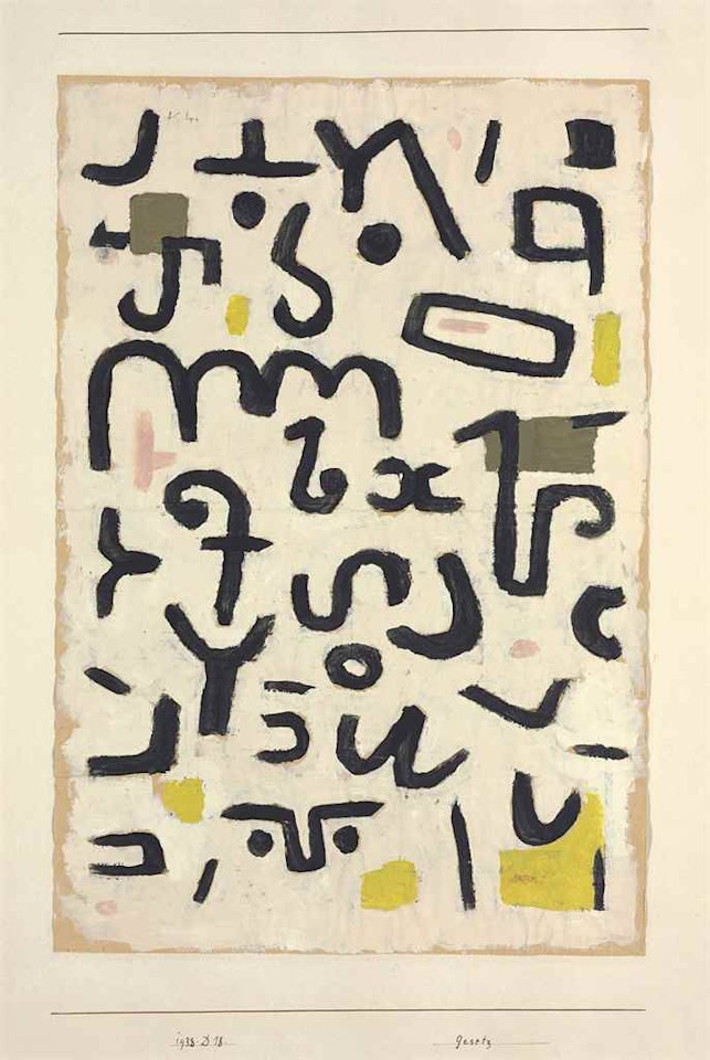 Gesetz (Law) by Paul Klee
