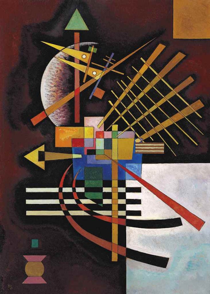 Oben und links by Wassily Kandinsky