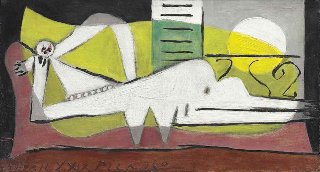 Femme couchée by Pablo Picasso