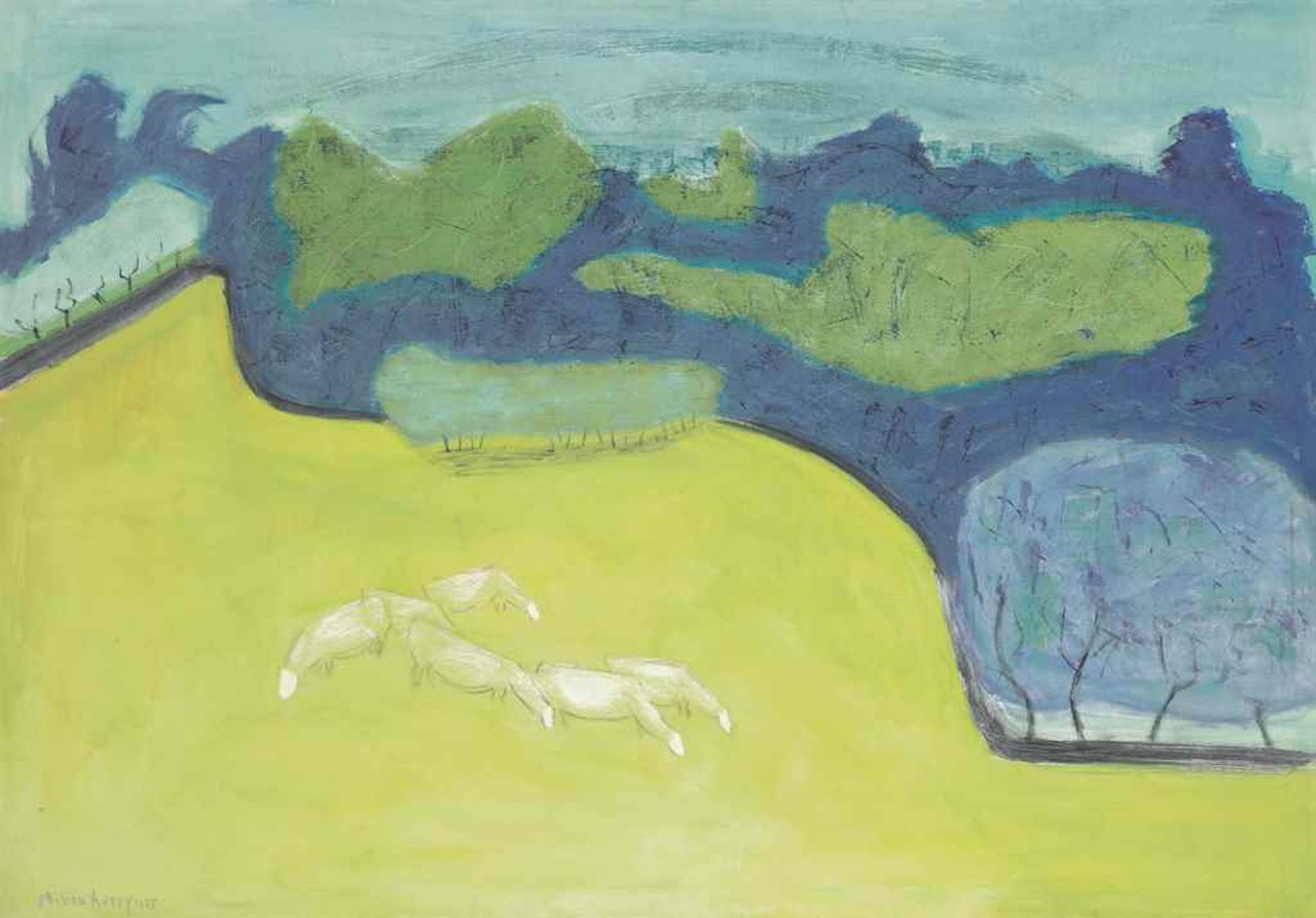Yellow Meadow by Milton Avery