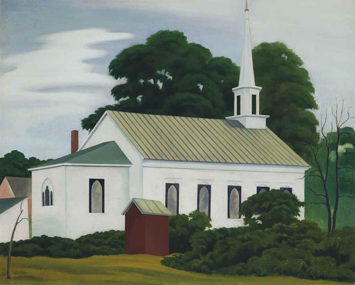 Methodist Church, Woodstock, New York by George Copeland Ault