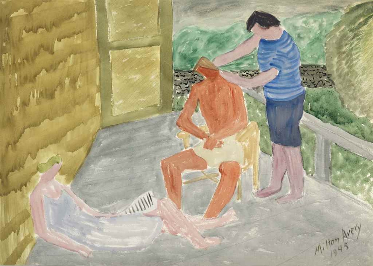 Country Haircut by Milton Avery