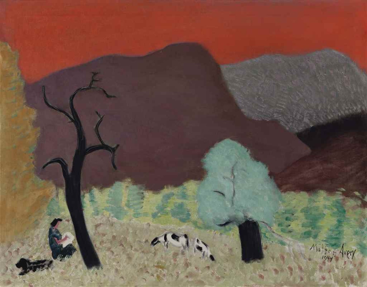 Pink Sky by Milton Avery