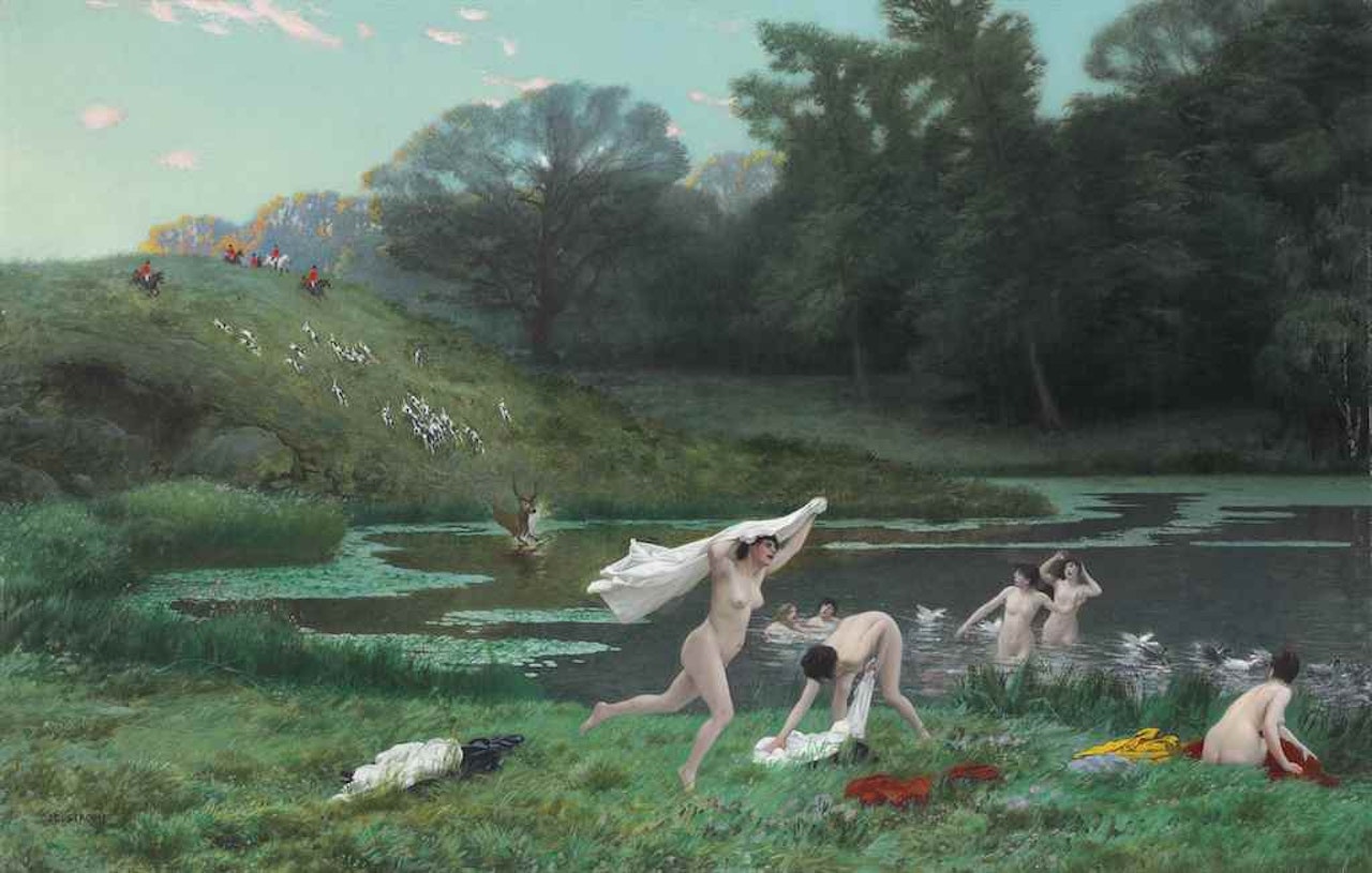 Diane et Actéon by Jean Léon Gérome