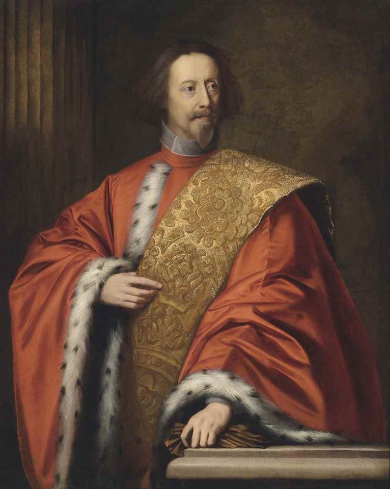 Portrait of a Venetian Procurator, three-quarter-length by Venetian School
