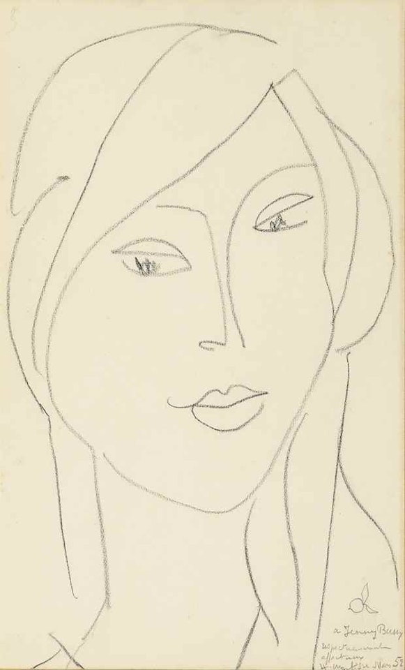 Portrait de Janie Bussy by Henri Matisse