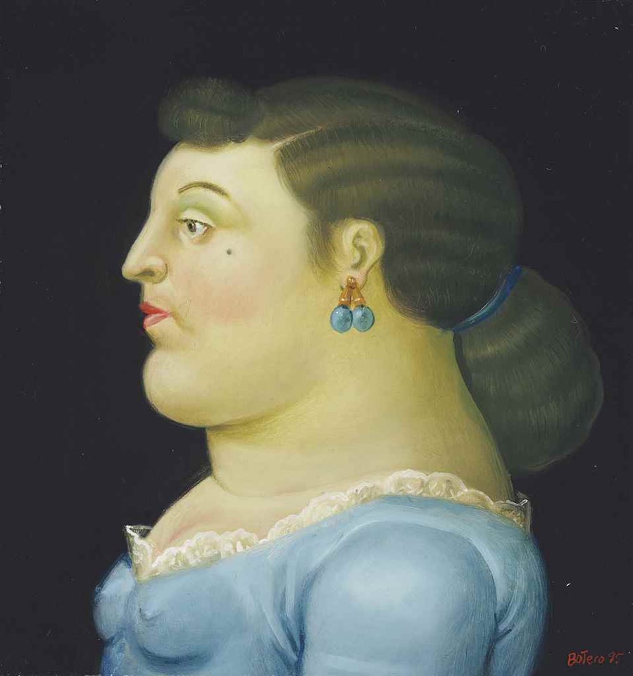 Woman in Profile by Fernando Botero