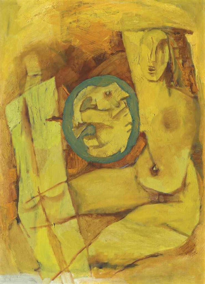 Untitled (Maya's Dream) by M.F. Husain