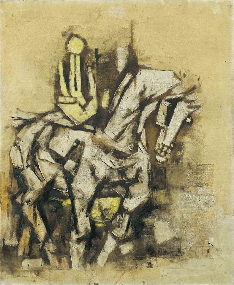 Untitled (Horse) by M.F. Husain
