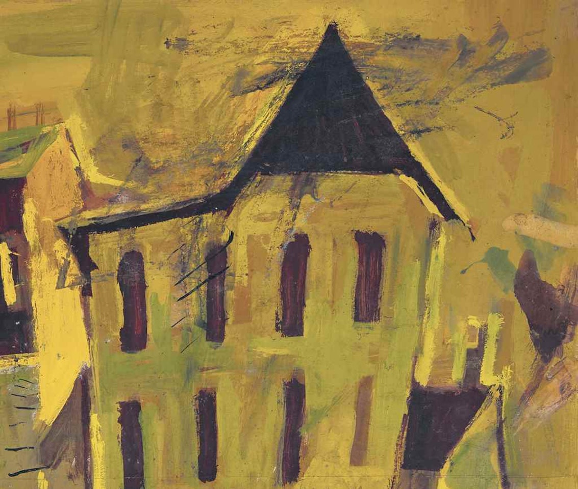 Untitled (House) by Sayed Haider Raza