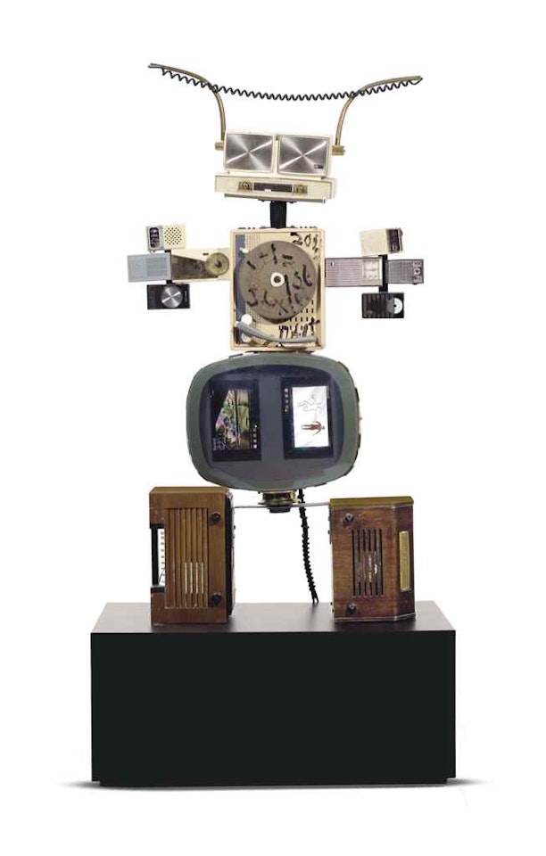 1+1=100, for the 100th Birthday (2012) of John Cage by Nam June Paik