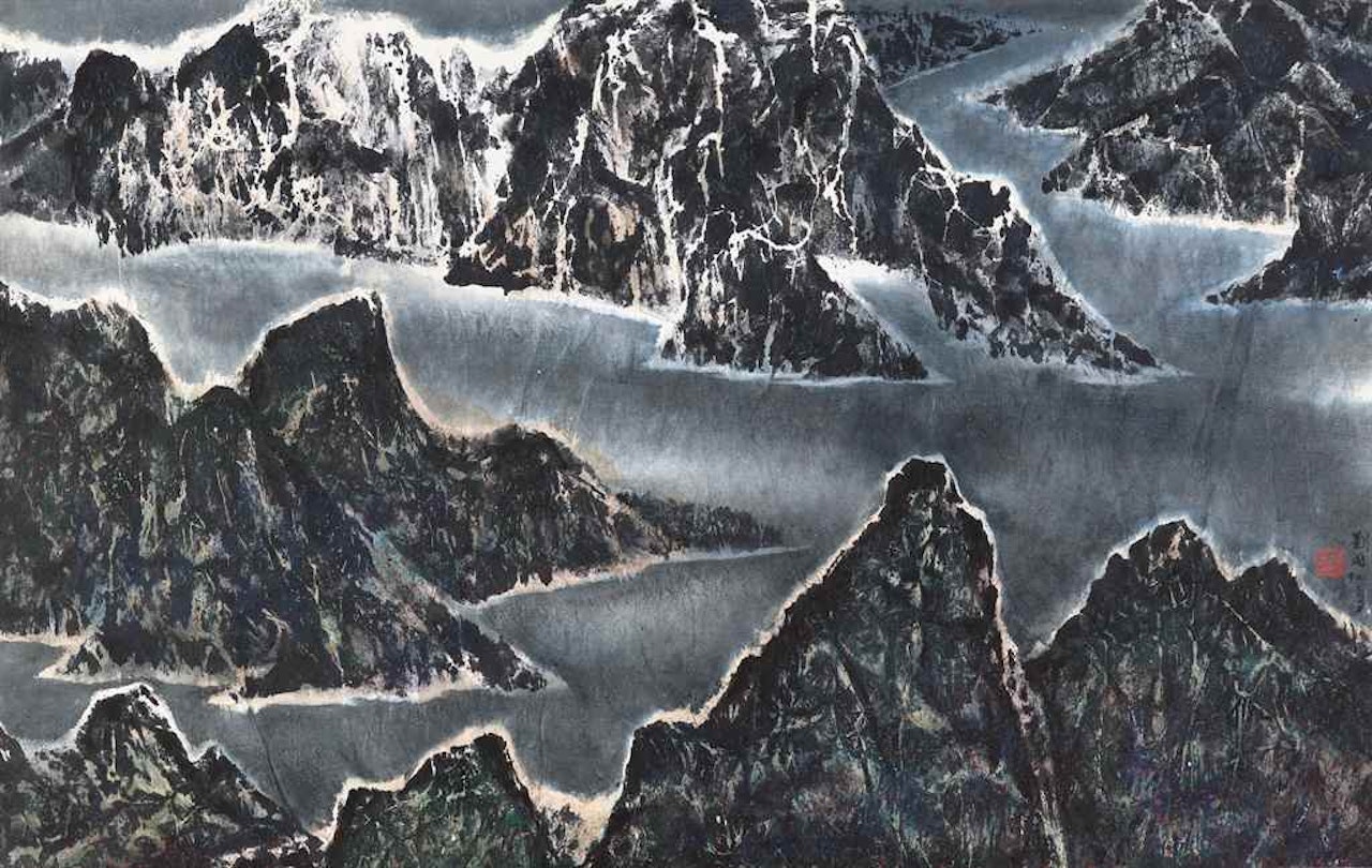 New Scenery of Kuimen by Liu Kuo-Sung (Liu Guosong)