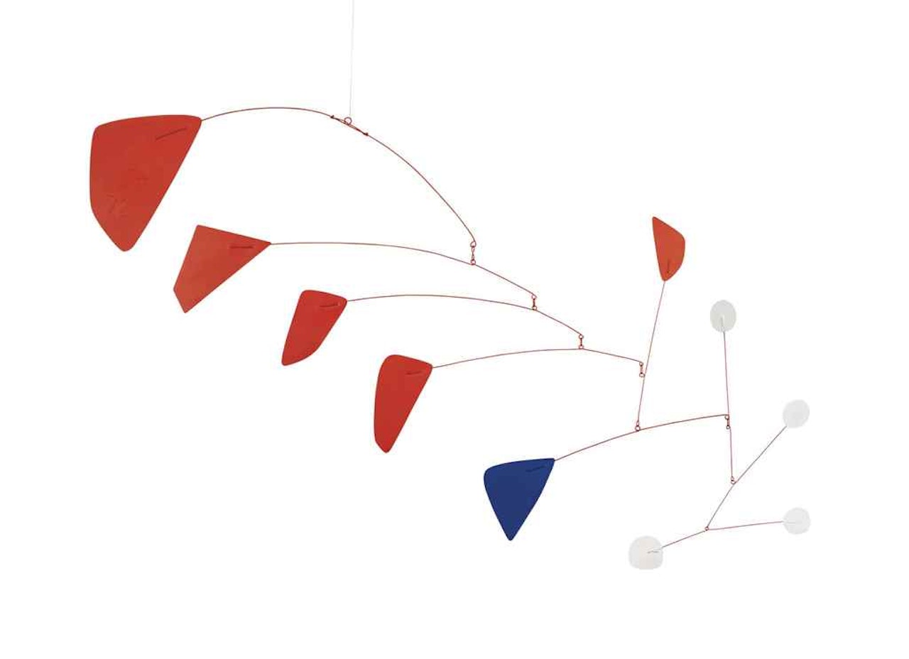 Quatres disques blancs by Alexander Calder