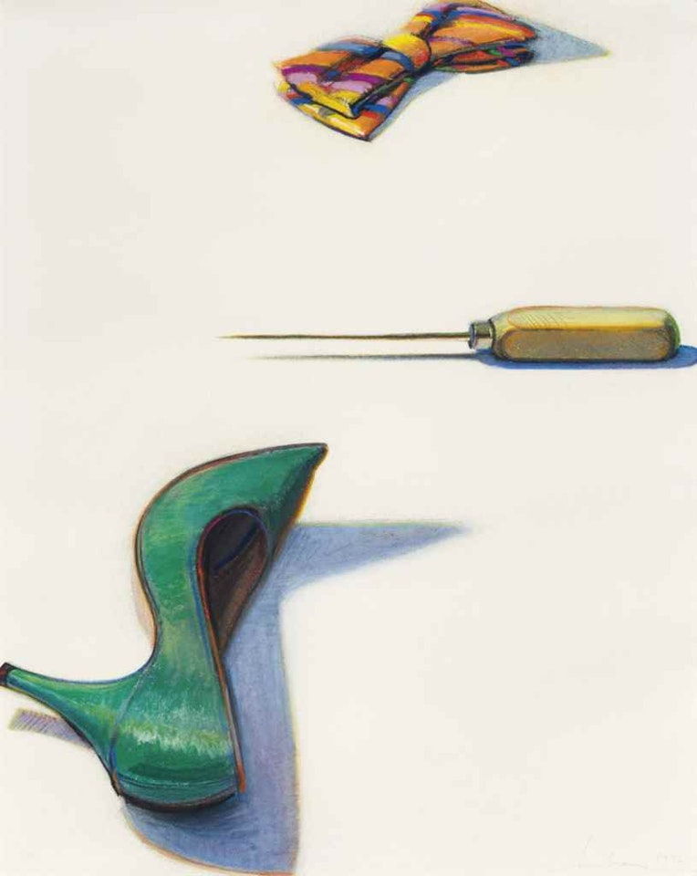 Bow Tie, Pick and Shoe by Wayne Thiebaud