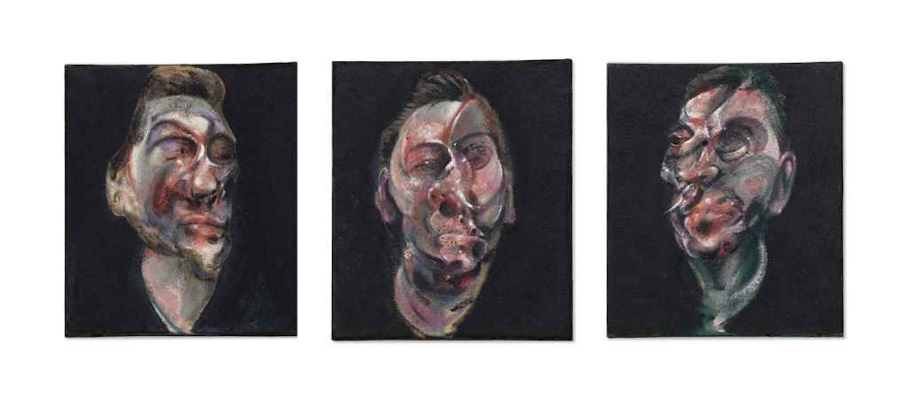 Three Studies for a Portrait of George Dyer by Francis Bacon