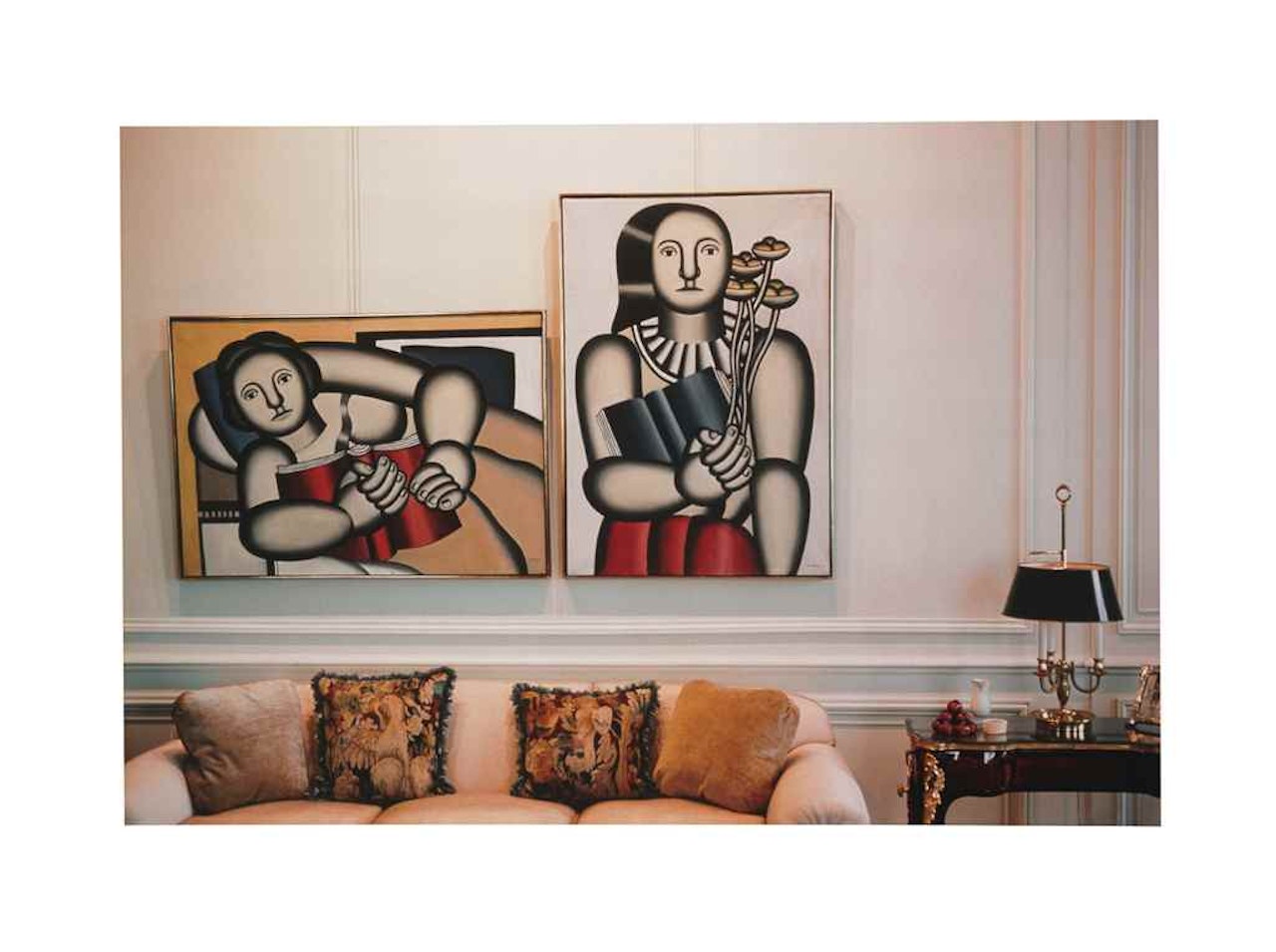 La Lecture, 1924, Femme au Livre, 1924, Positioned together, Tous les Deux, ensemble, New York
 by Louise Lawler