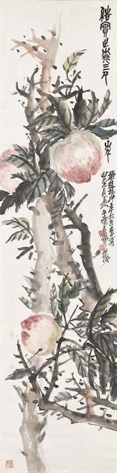 Peaches by Wu Changshuo