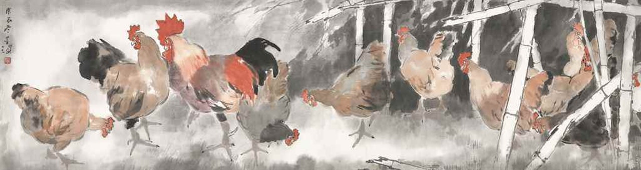Chickens by Yang Shanshen