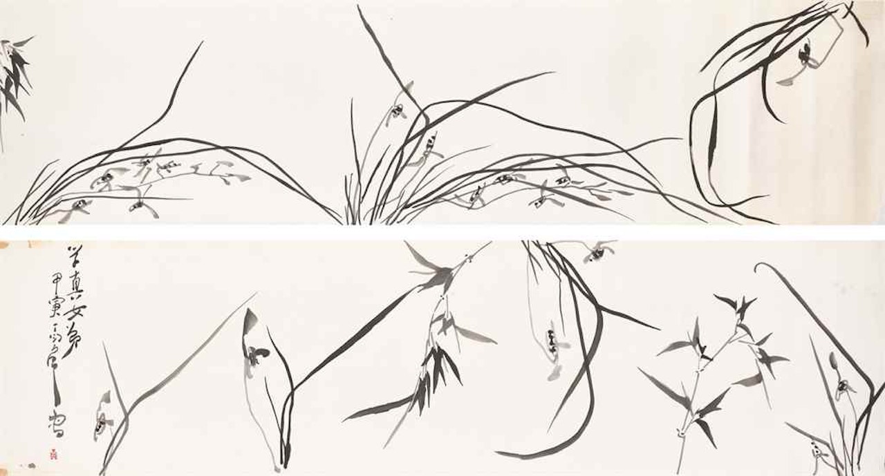 Bamboo and Orchid by Ding Yanyong