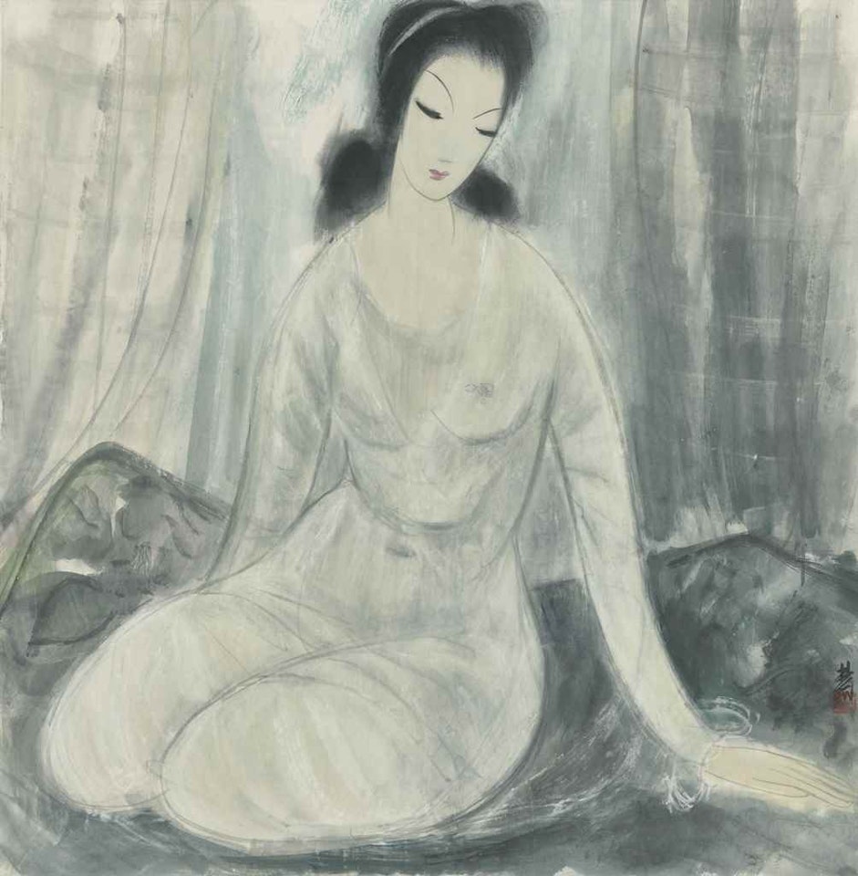 Lady by Lin Fengmian