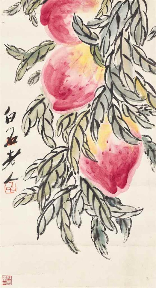 Peaches by Qi Baishi