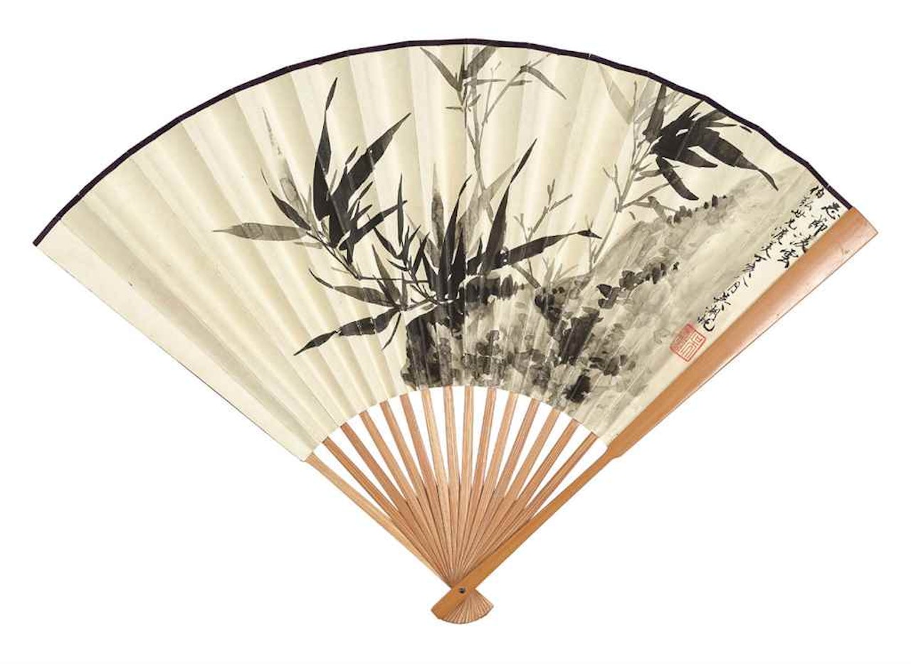Ink Bamboo / Calligraphy by Wu Hufan
