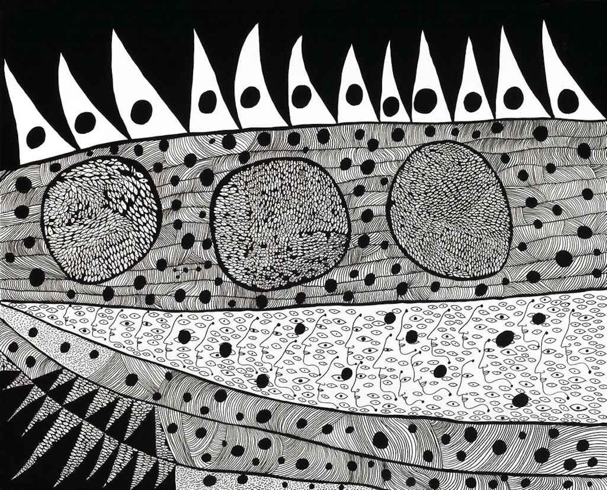 WAKING UP IN THE MORNING (TQSTW) by Yayoi Kusama