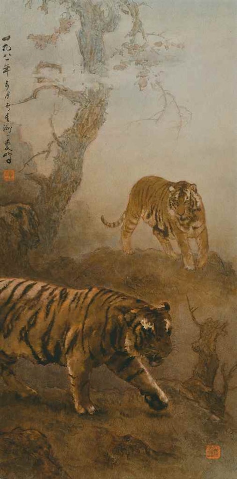 TIGERS by Lee Man Fong