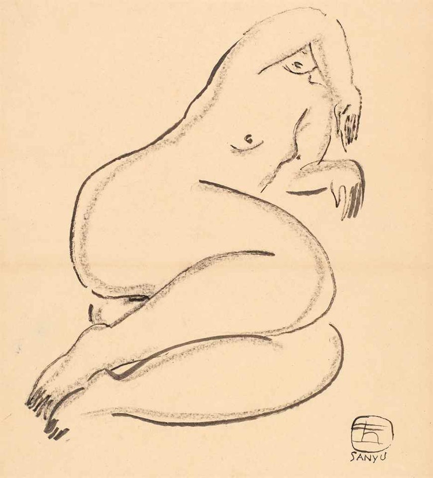 RECLINING NUDE by Sanyu