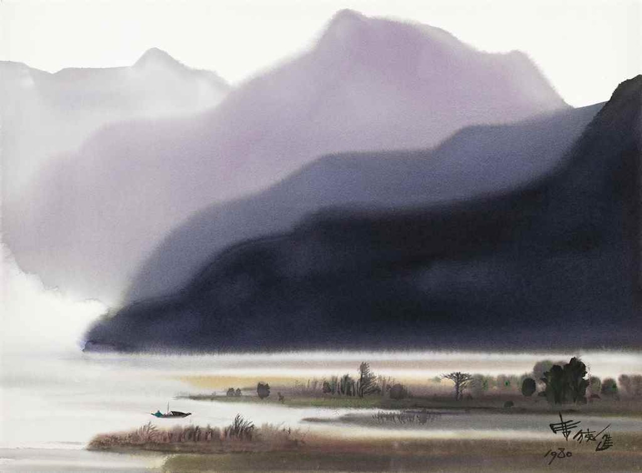 THE SCENERY OF SUN MOON LAKE by Xi Dejin